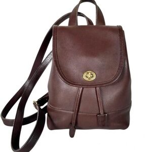 Vintage Coach Mahogany Daypack 9960